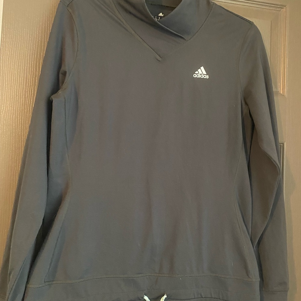 Adidas Gray Pullover Hoodie